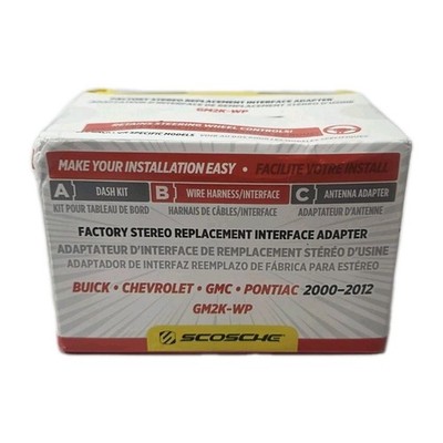 Scosche GM2K-WP Factory Stereo Replacement Interface Adapter