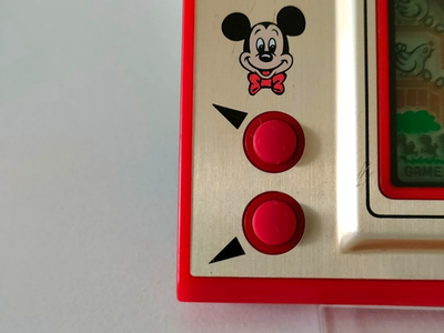 Nintendo MC-25 Game and Watch Mickey Mouse LSI Japan Tested Used