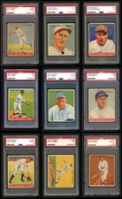 1933 Goudey All-PSA Near Complete Set / Lot 3.5 - VG+ 4794118 (176 / 239 cards)