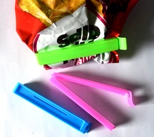 Set of 10 Food Bag Clips Airtight Sealing Clips Chips Snacks Storage Reusable