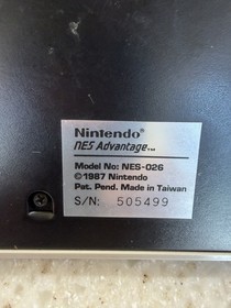 NES ADVANTAGE CONTROLLER FOR ORIGINAL NINTENDO SYSTEM JOYSTICK 2 PLAYER NES 499