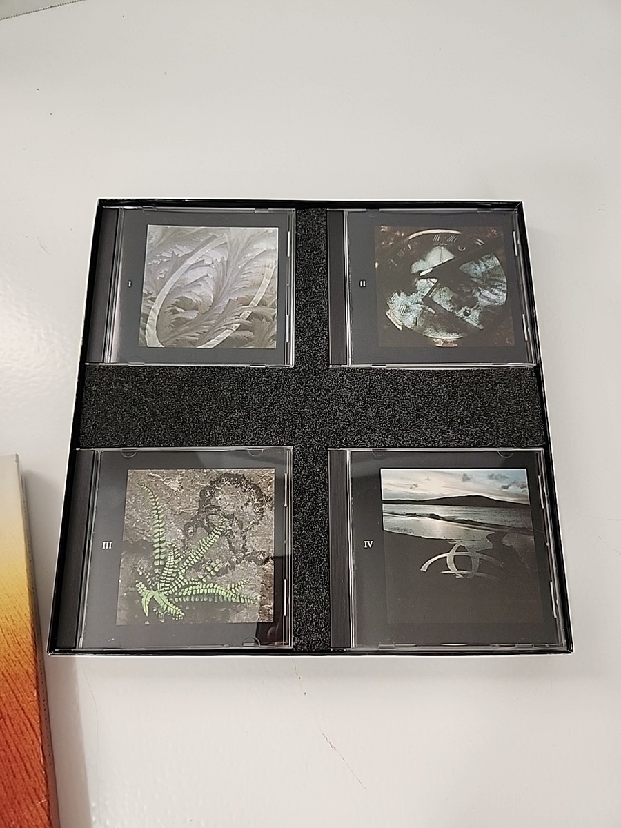 Complete Led Zeppelin 4 CD Box Set W/24 Page Booklet Color 1990