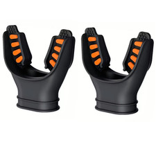 2x Orange Mouthpiece Lot Scuba Diving, Snorkel 2nd Stage Regulator  USA  5554