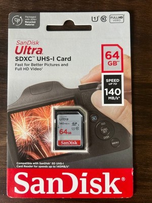 SanDisk Ultra SDXC UHS-I Card 64GB 140MB/s