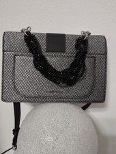 Roccobarocco Borsa Nera Metallizzata Con Tracolla / Shoulder Bag