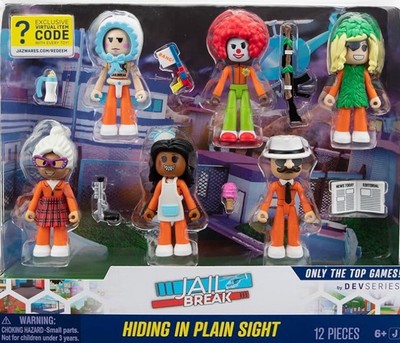 DevSeries Jailbreak: Hiding in Plain Sight Multipack Six 2.75-Inc Action Figures