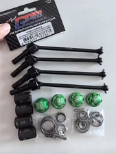 GPM Alu. Front + Rear Extended CVD Drive Shaft  for TRAXXAS 1/10 MAXX W/WIDEMAXX