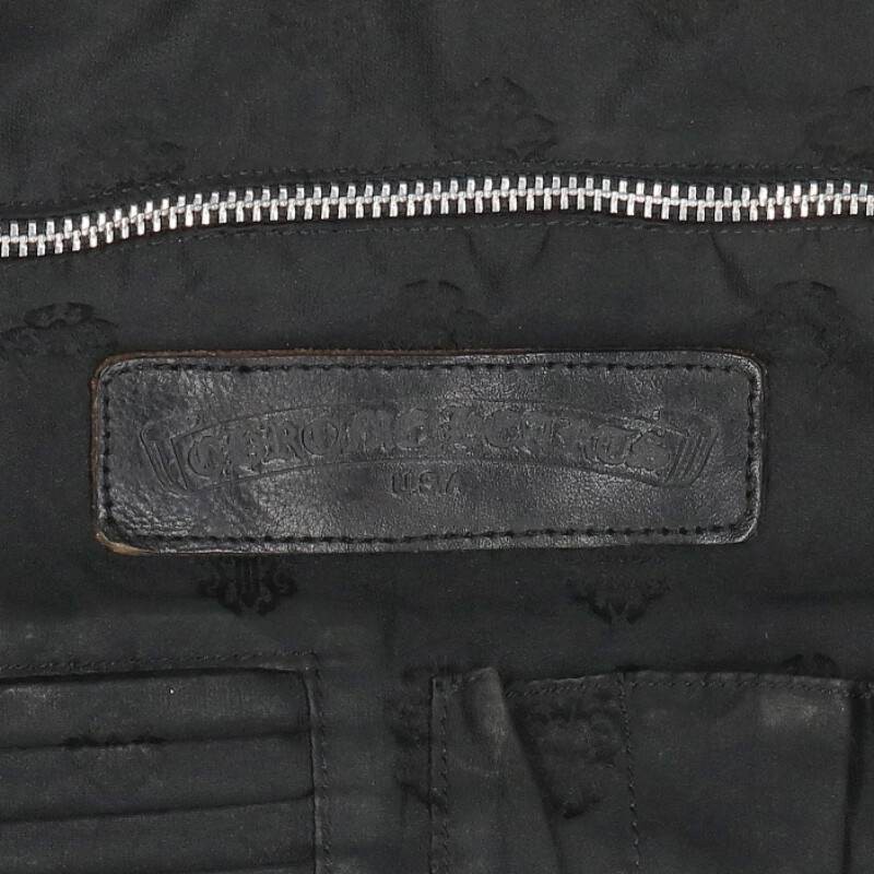 Chrome Hearts M MD m Bag Medium Leather Handbag Black 711152 thumbnail 3