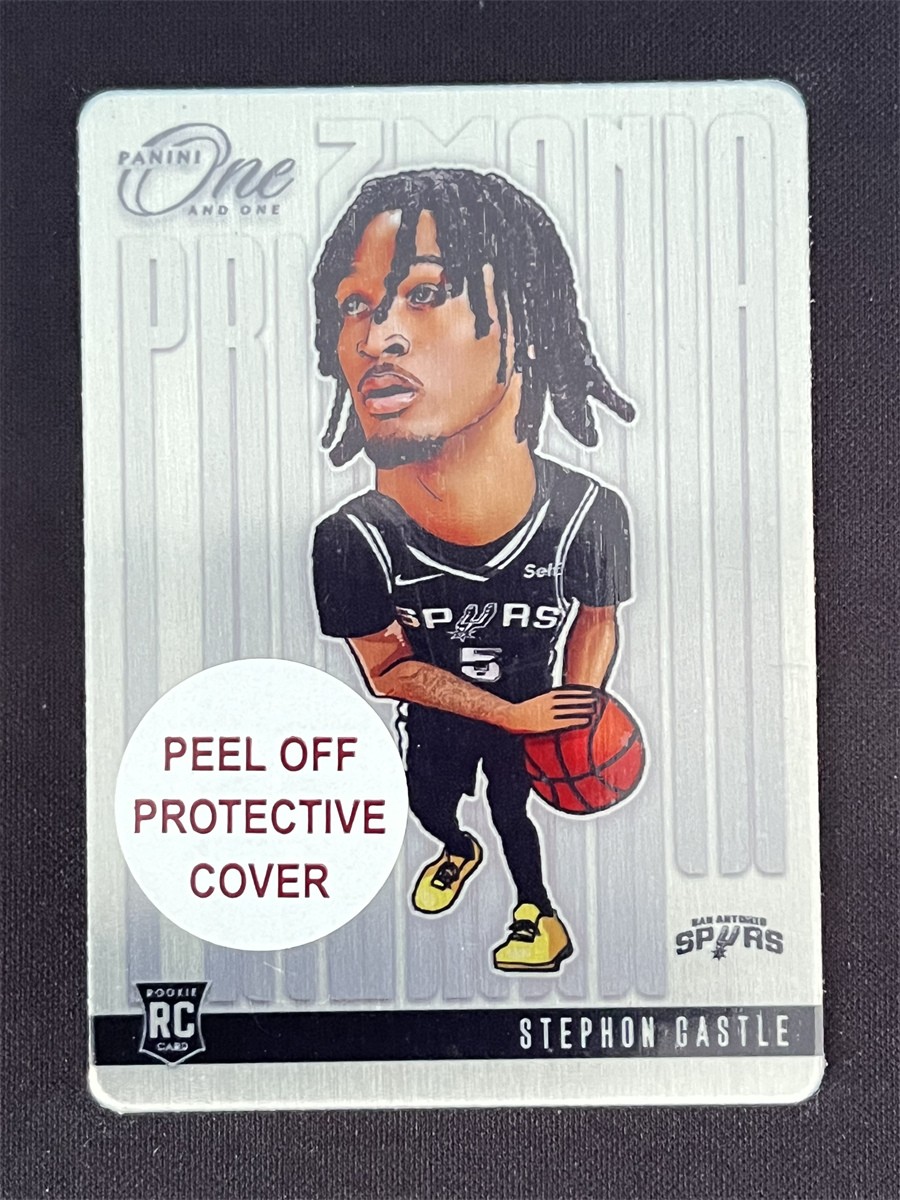 2024-25 Panini One And One Stephon Castle #13 Metal Prizmania RC Case Hit SSP