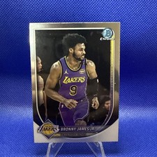 Topps Chrome Bronny James Jr. Los Angeles Lakers 2025-26 #182 Basketball Card