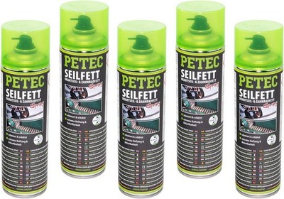 5x PETEC Seilfett Spray 500ml (71650)