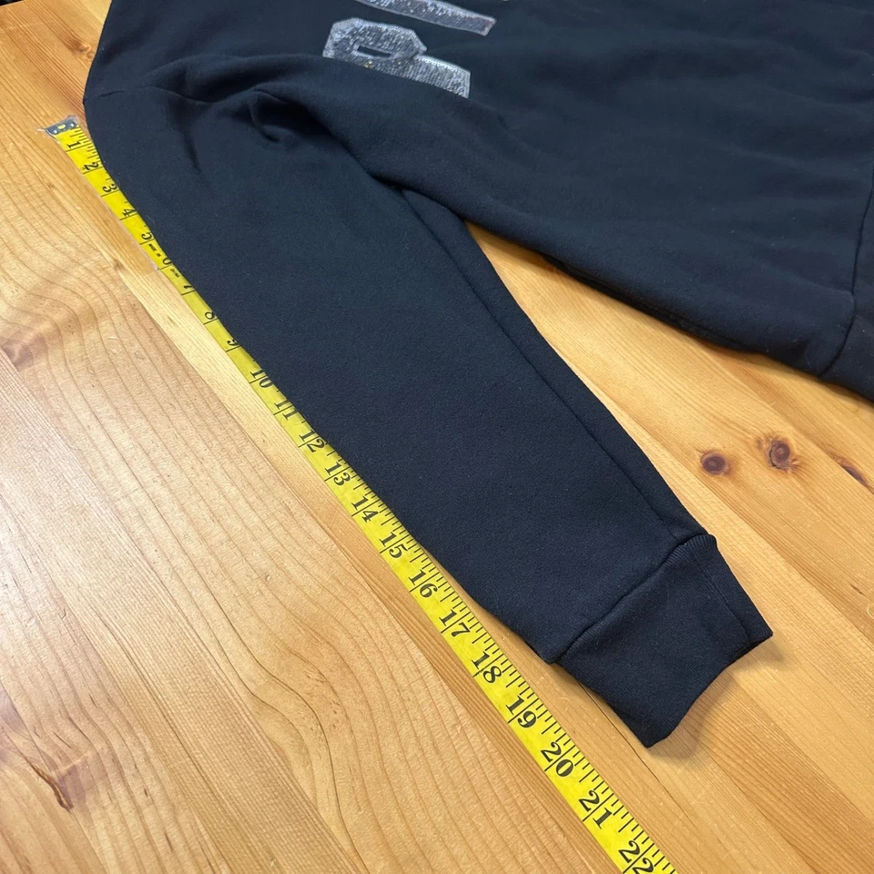 Victoria Secret PINK Rainbow Bling Sequin Sweatshirt Colorful Funnel Neck L - Image 4 of 4