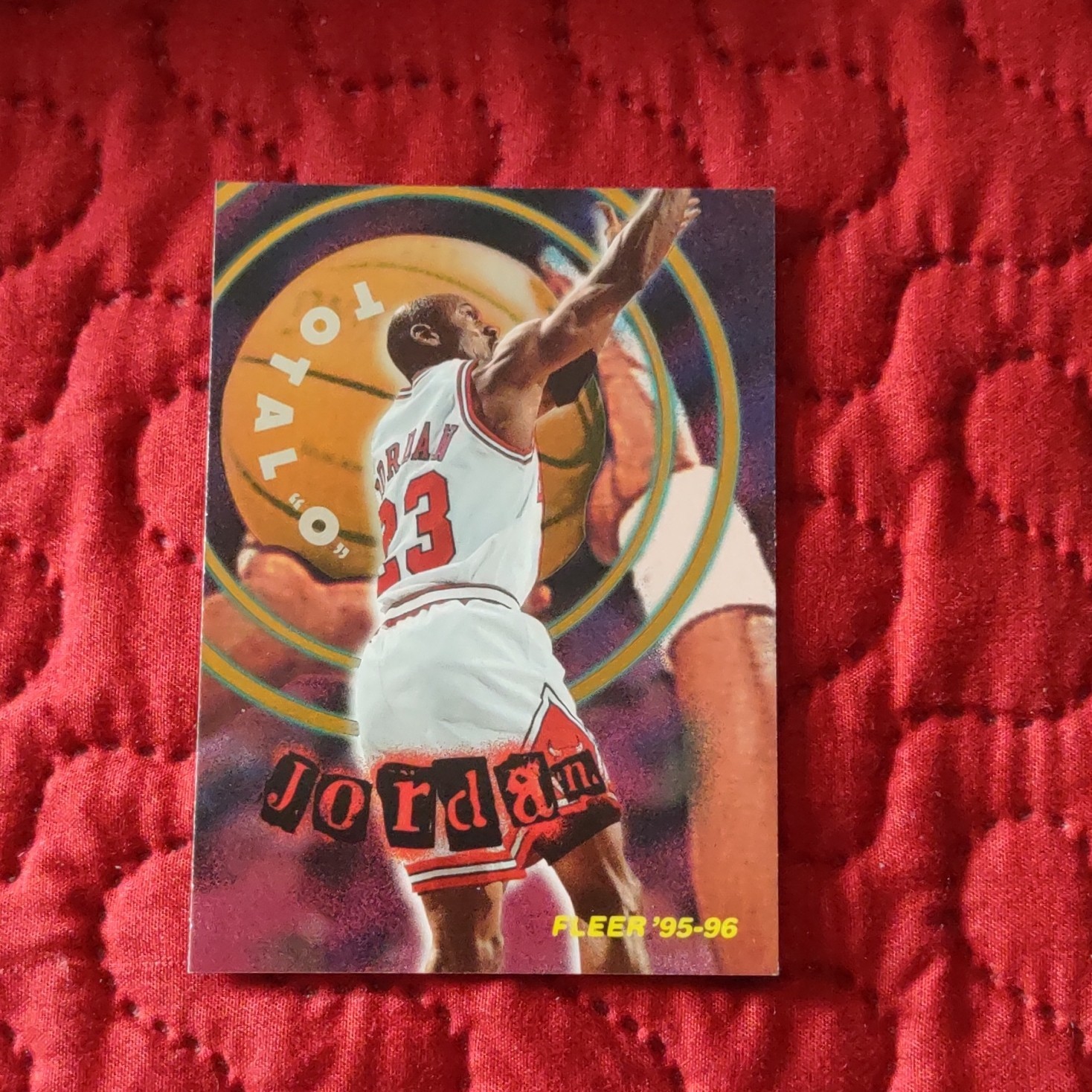 Fleer 1995-96 Total O Michael Jordan #10 Chicago Bulls NBA Insert