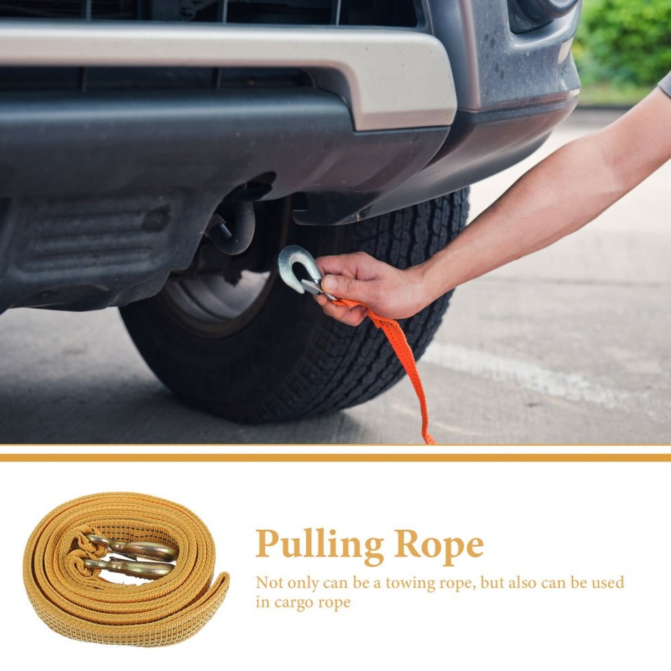 Toink Rope Car Towing Rope Thickened Nylon Towing Rope Thickened Nylon Rope ...
