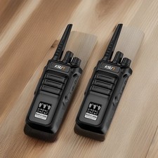 Long Range Walkie Talkie 100 Mile Two Way Radio Charge Headset Waterproof 2 PACK