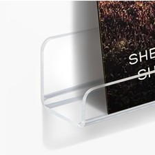 Upsimples 4 Pack Vinyl Record Wall Mount Shelves, 12" Vinyl Holder for Album Rec