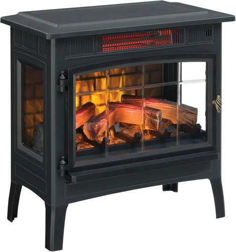 Duraflame Freestanding Electric Fireplace Stove Heater with 3D Flame Effect for  - Picture 8 of 12