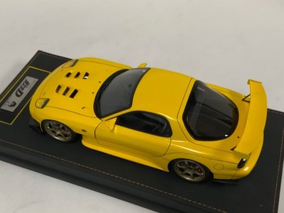 1/18 Ignition model Initial D Mazda RX-7 ( FD3S) in Yellow leather
