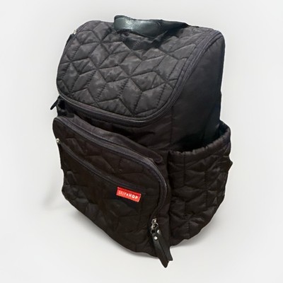 Skip Hop Forma Diaper Backpack Multifunction Baby Travel Bag Jet Black Large