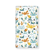 Plants and Flowers Fitted Crib Sheet Fits Standard Crib Mattress 28x52 in