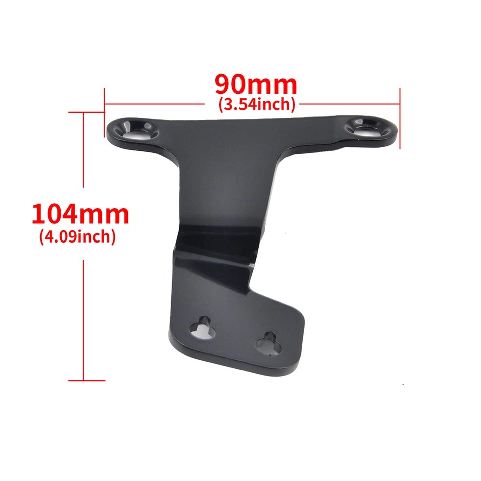 Soporte bandera negra caja cola pánico para Honda Goldwing GL1800 2021-2025 Foto 4 de 4