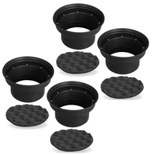 NVX XBAF65 2 Pairs (4) 6.5 or 6.75 Weatherproof Silicone Rubber Speaker Baffle