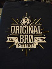 WWE Matt Riddle Original Bro Est 2015 Authentic XL Shirt NXT Wrestling 2019 MLW