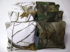 8 CORNHOLE BEAN BAG BAGGO CORN HOLE REALTREE CAMO W/G