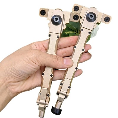 7.5 - 9'' Adjustable Matte Hunting Rifle Bipod Lightweight for M-lock/Keymd Rail