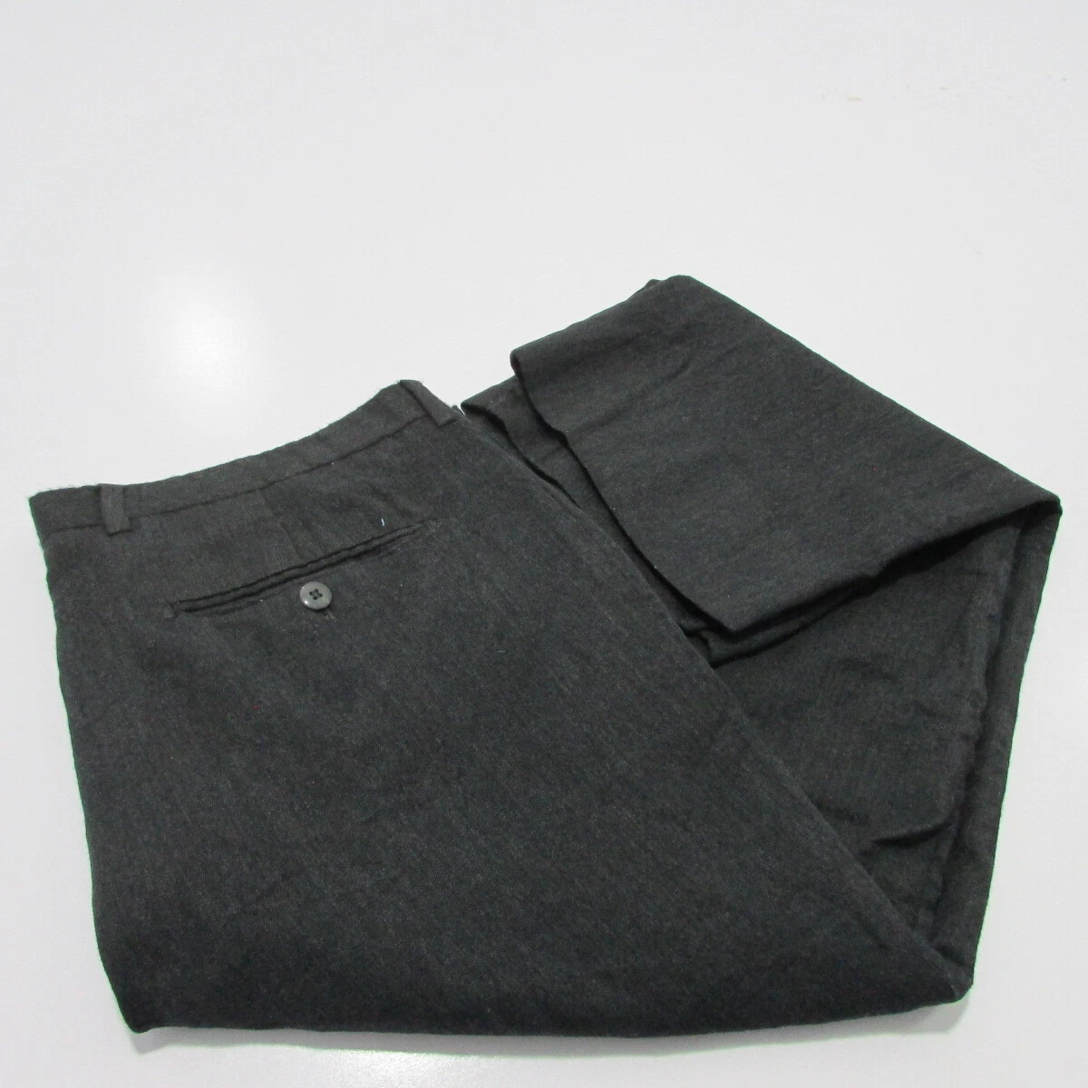 Burberry’s Pantalone casual uomo vintage gamba dritta grigio W 38 L28 SKU Y04369
