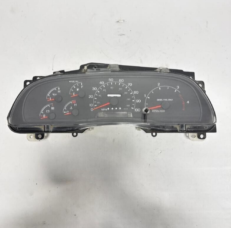 1999-2001 Ford F250 F350 F450 F550 Super Duty Diesel Speedometer Cluster MPH Oem