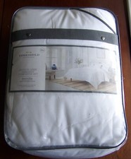 THRESHOLD Cotton Linen Chambray One Comforter Two Shams Set Full/Queen