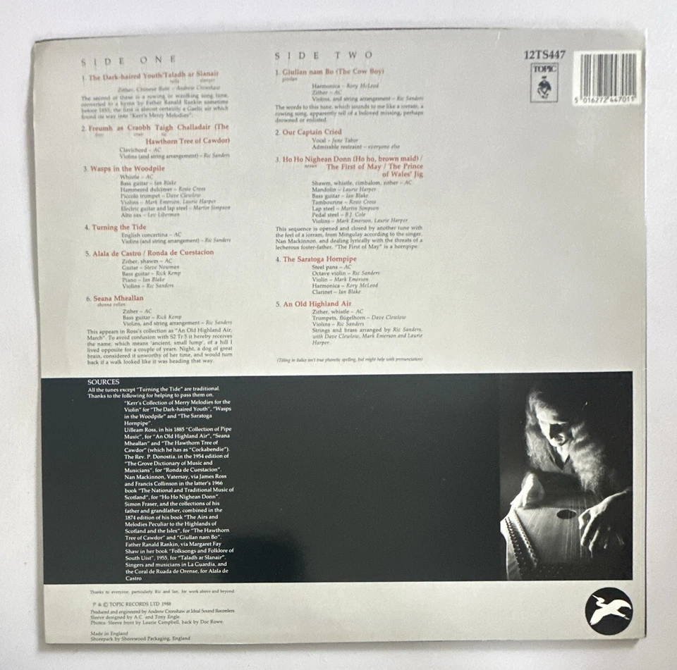 Andrew Cronshaw - Till The Beasts' Returning Vinyl Lp Record Folk NM / EX - Image 3 of 4