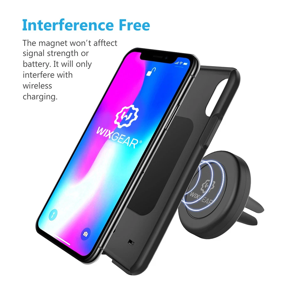 WixGear Car Mount Holder Magnetic Air Vent Cradle Grip  Mobile Phone Universal - Image 4 of 4