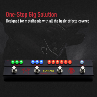 Sonicake Multi Guitar Effects Pedal BLACK HAMMER Hi Gain