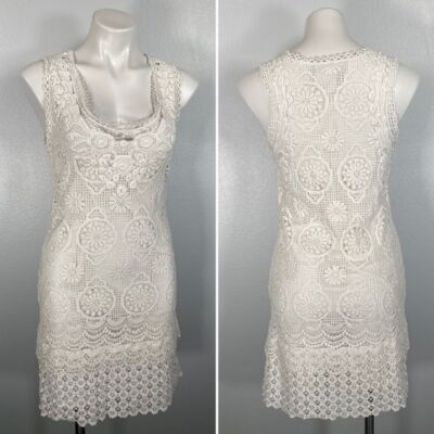 crochet lace patchwork dress Zara Embroidered Lace Patchwork Crochet Dress