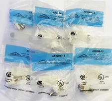 (Lot of 6) Allen Tel AT32BB-15 Versatap BNC Coax Coupler Module, White