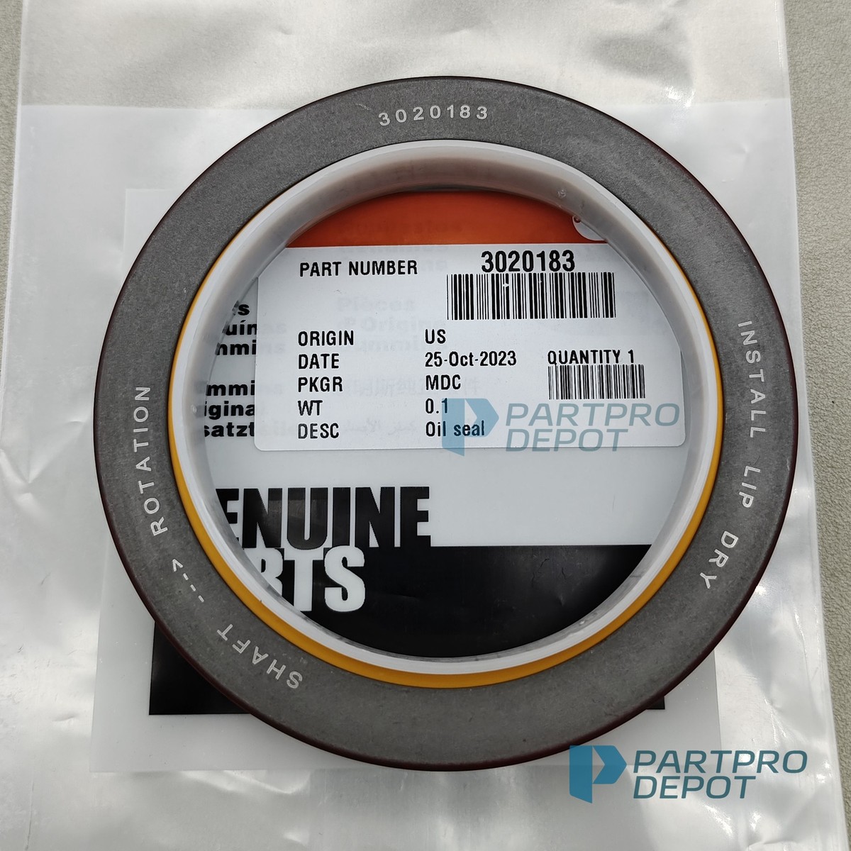 Front Crankshaft Oil Seal for Cummins N14 855 NT NTC 3020183