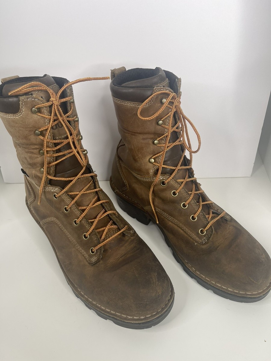 Danner 8” Logger boots men's 9.5 3m thinsulate brown leather boots