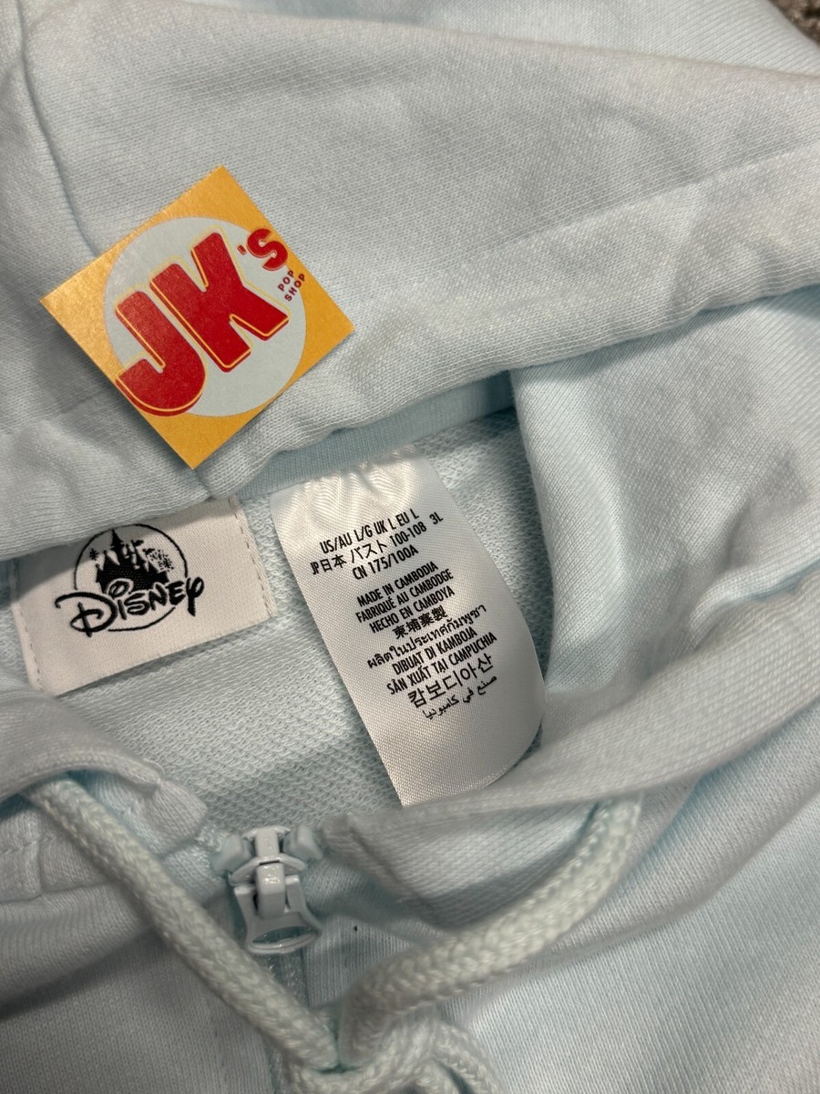 NEW Walt Disney World Hoodie Womens Large Blue Minnie Mouse NEW Walt Disney World Hoodie Womens Large Blue Minnie Mouse