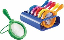 Set of 6 Primary Science Jumbo Magnifiers Kids Toy Science Classroom Accessories