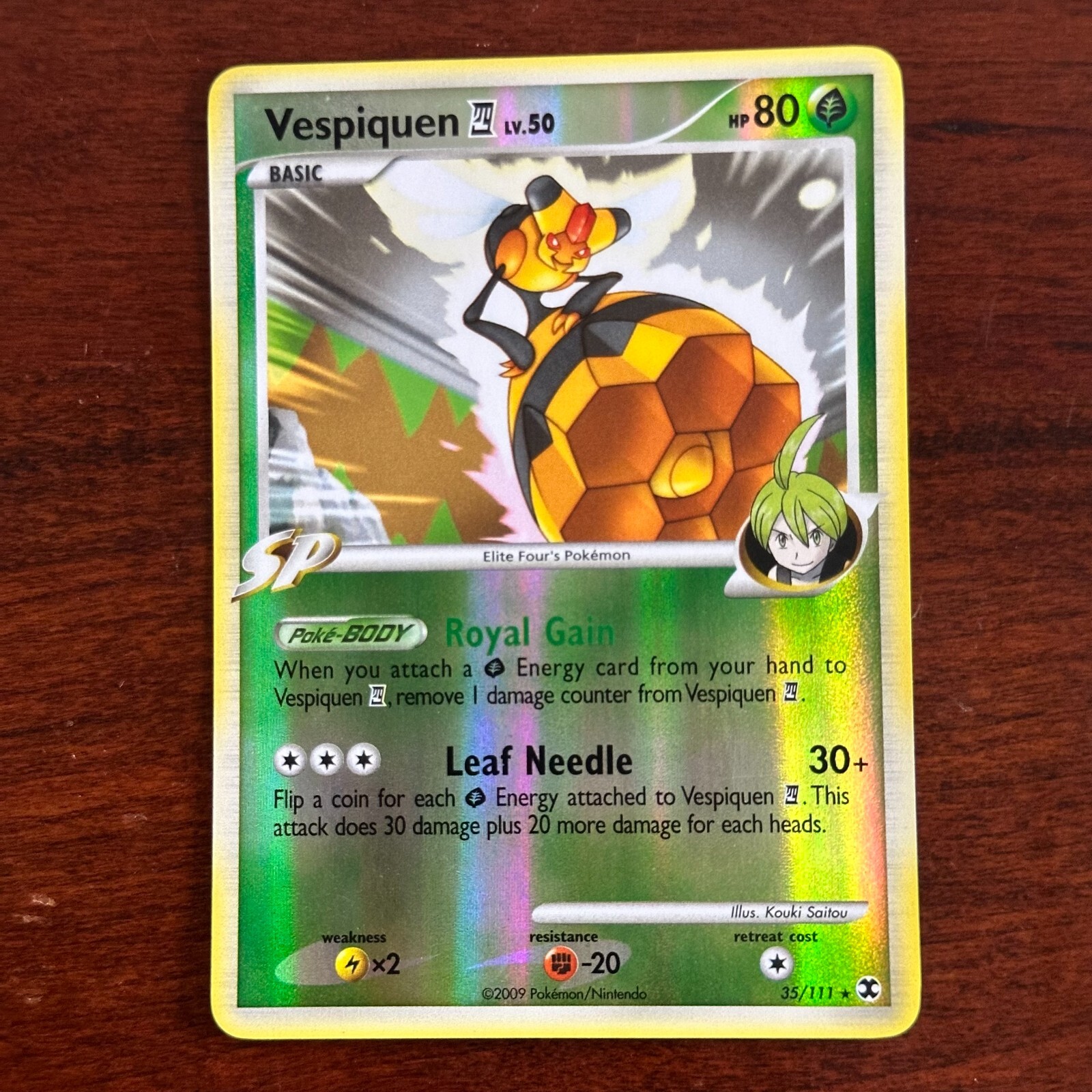 Vespiquen 35/111 Reverse Holo Rare Rising Rivals Pokemon Card