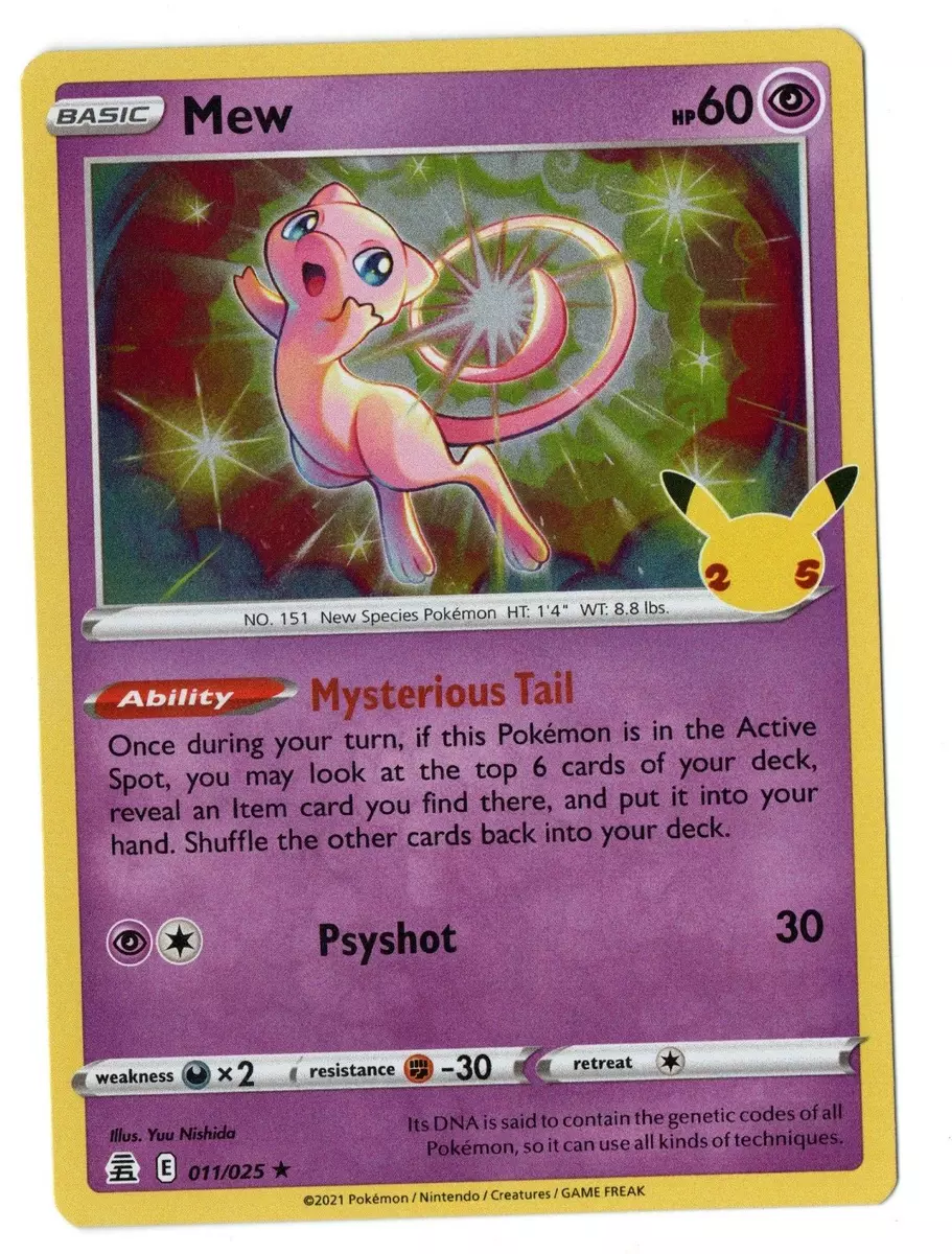 Card Pokémon Mew Foil