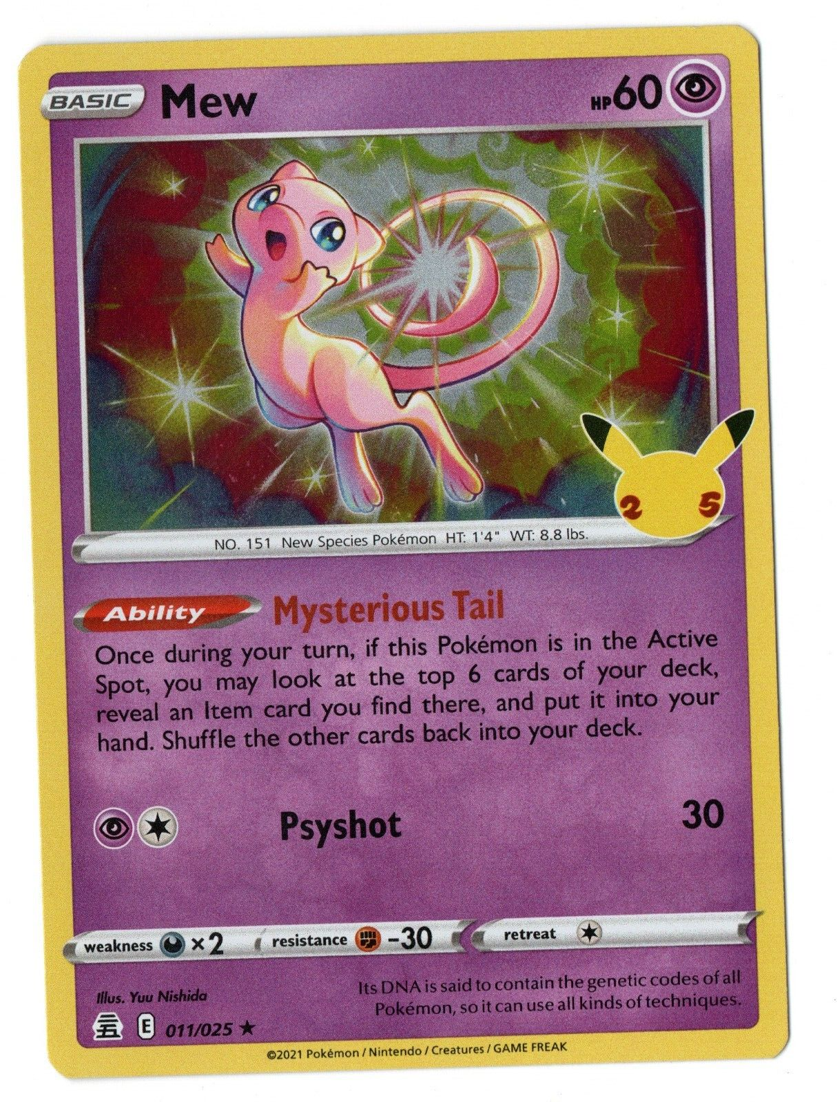 The Pokemon Company International Pokemon Single Card MEW 011/025