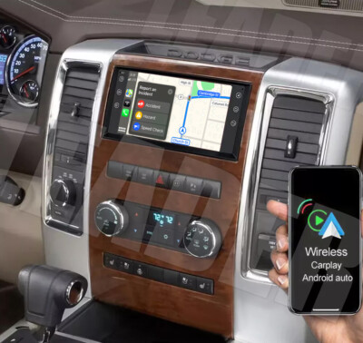7'' CarPlay Android 13.0 For 2009-2012 RAM 1500 3500 Car Radio GPS Stereo WIFI BT