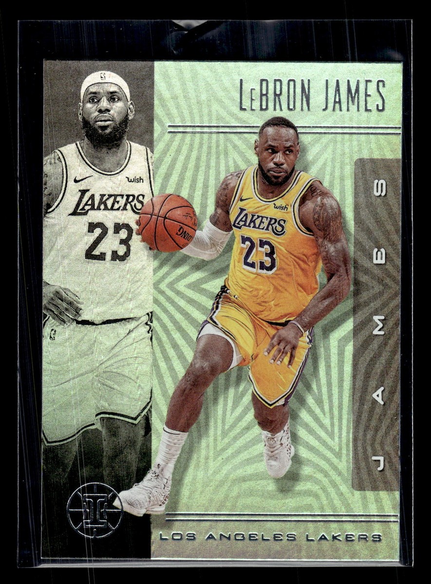 2019 Panini Illusions #20 LeBron James Green Emerald Mint+