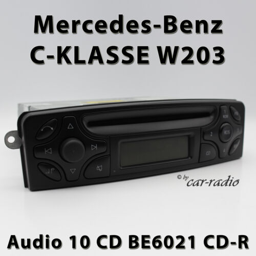 W203 Radio Mercedes Audio 10 CD BE6021 Original C-Klasse Becker Autoradio S203