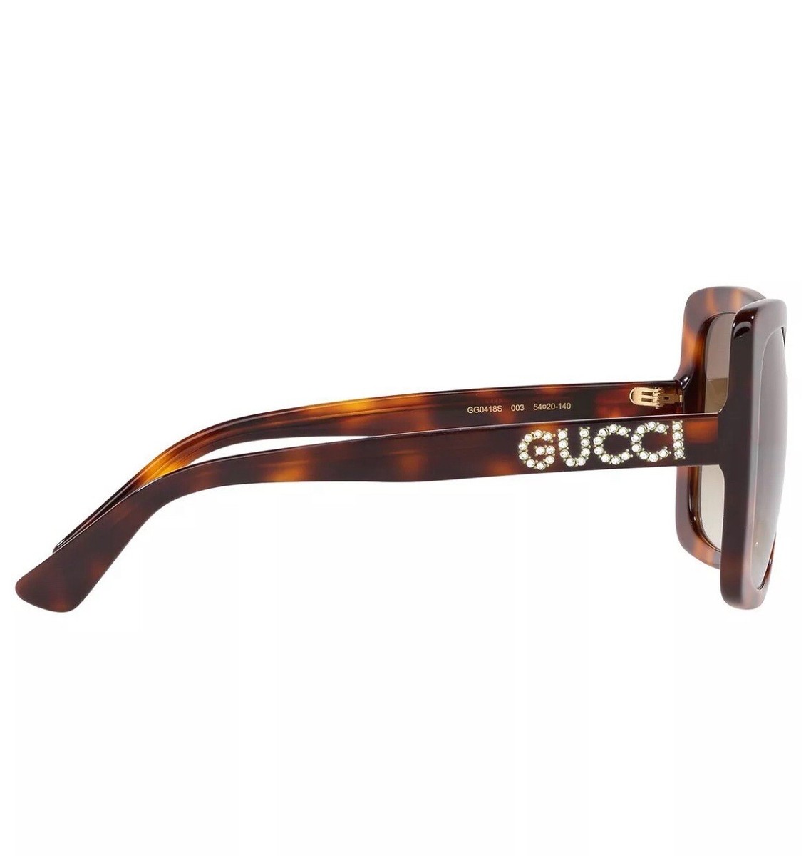 Gucci 0418S 54mm Oversize Square Sunglasses - Brown | eBay display picture 2