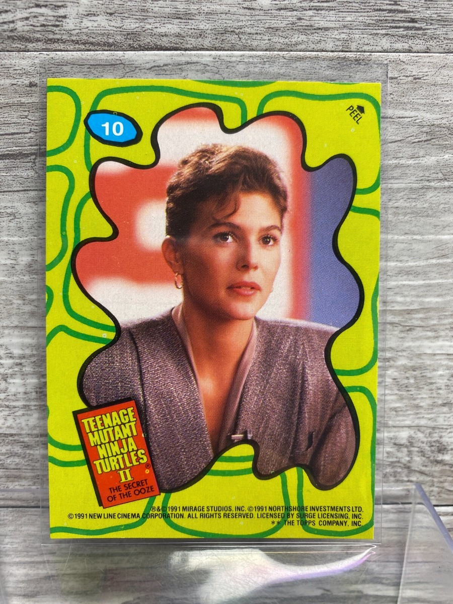 1991 Topps Teenage Mutant Ninja Turtles 2 Secret Ooze Sticker #10