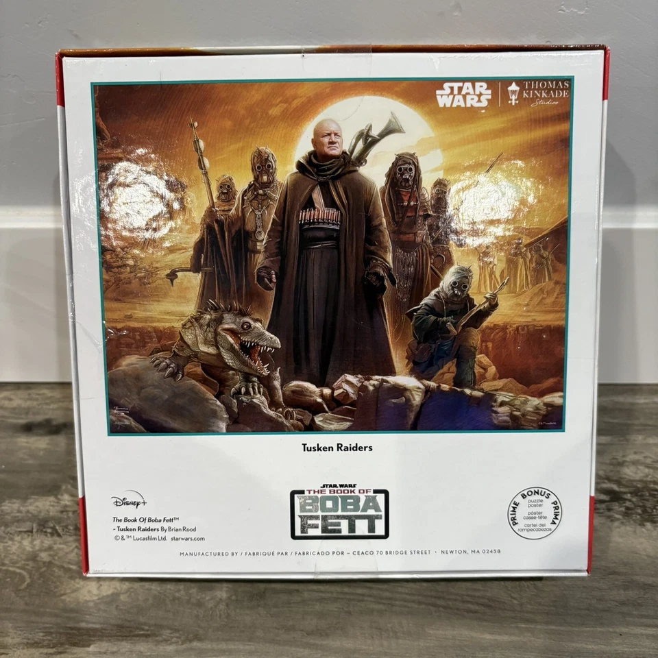 Star Wars Thomas Kinkade El Libro de Boba Fett Tuscan Raiders 500 Puzzle Ceaco Foto 4 de 4